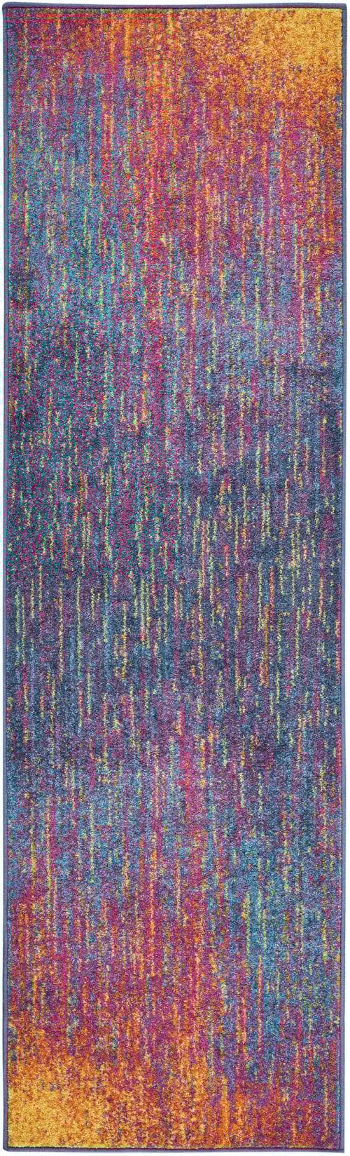 2'2" x 10' Multicolor Runner Rug