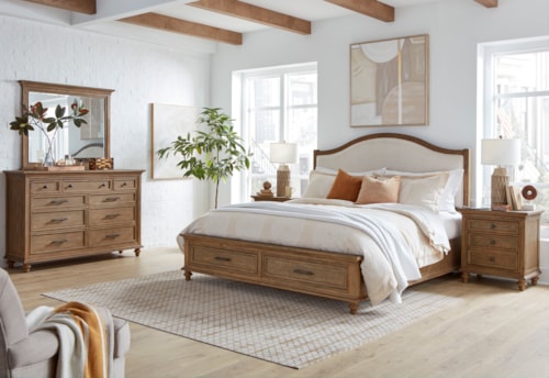 Transitional 5-Piece Queen Bedroom Set