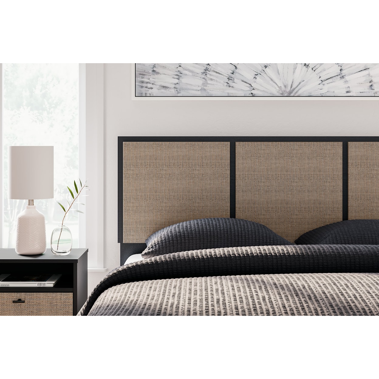 Signature Design Charlang Queen Panel Platform Bed