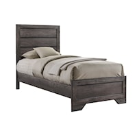 Rustic Panel Twin Bed