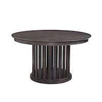 Transitional Dining Table with Pedestal Base