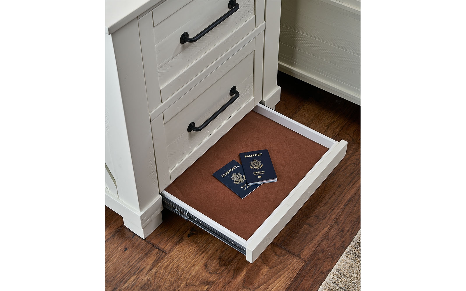 A-America Sun Valley Nightstand with USB Charging