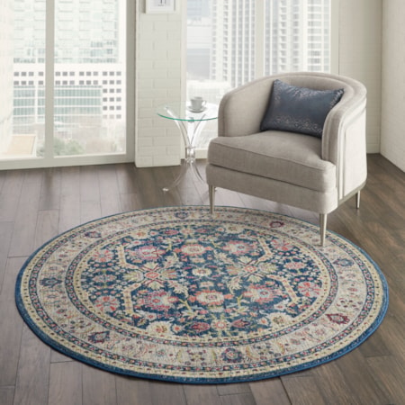 4&apos; x Round  Rug