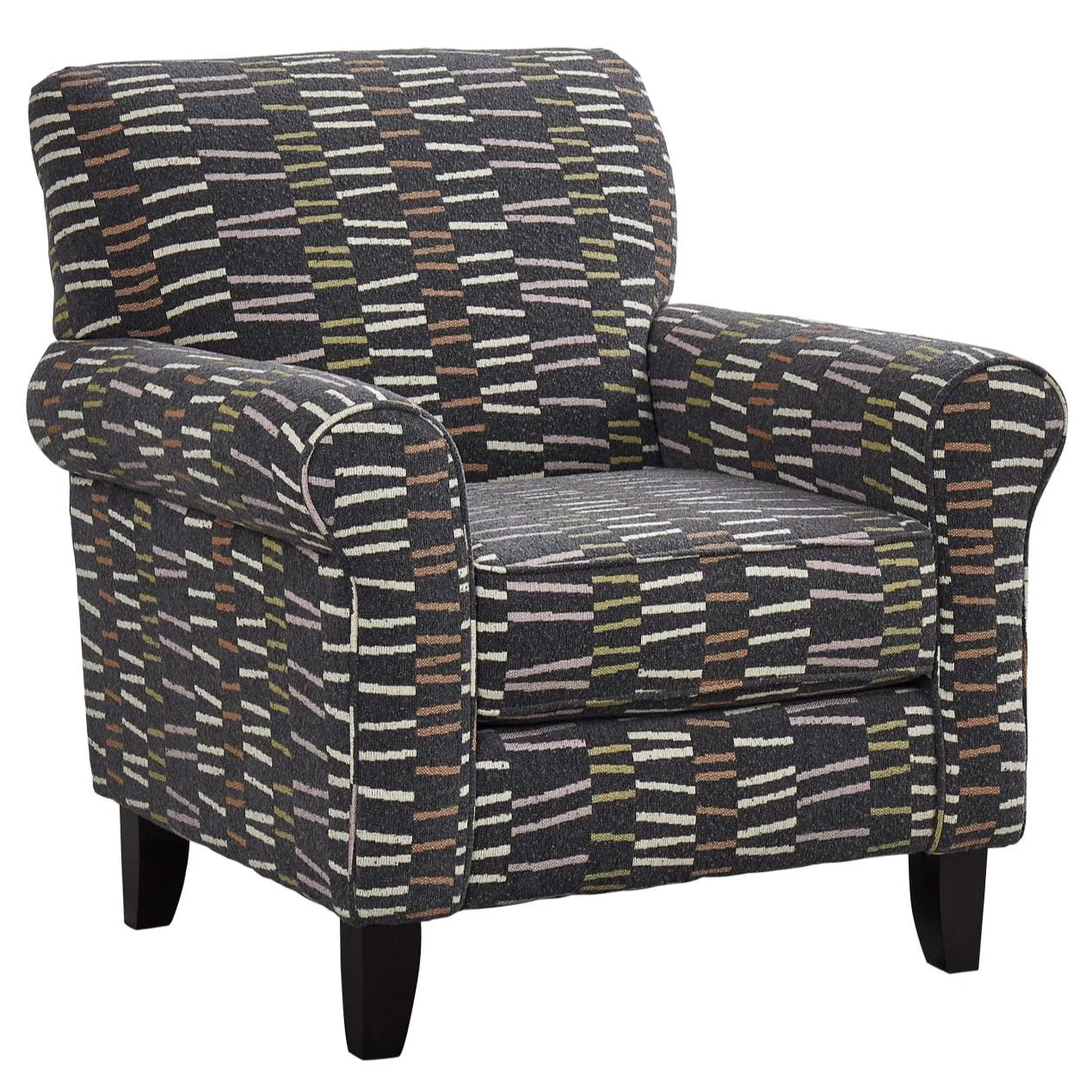 Fusion Furniture 7000 CHANDLER MUSHROOM 512 AVENTLY RETRO Accent Chair ...