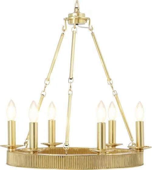 Transitional 6-Light Chandelier