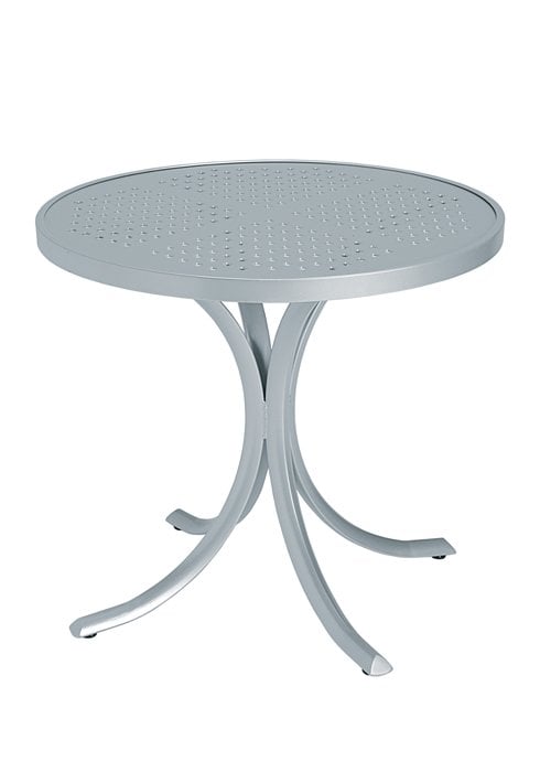 30" Round Aluminum Dining Table