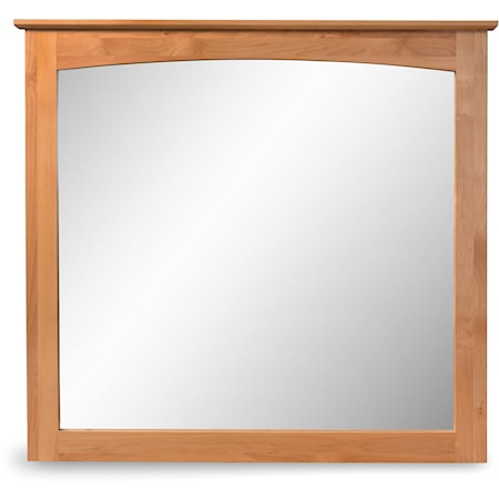 Mirror with Lightly Arched Accent