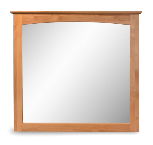 Mirror with Lightly Arched Accent