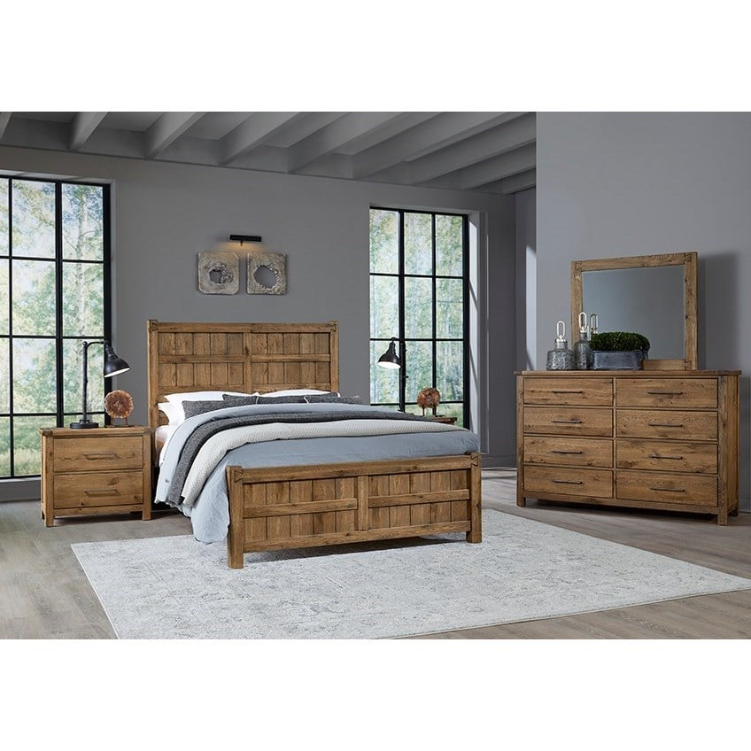 Vaughan Bassett Dovetail California King Board and Batten Bed
