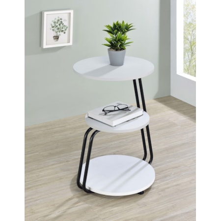 Hilly 3-tier Accent Side Table and