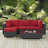 Modway Sojourn Outdoor 5 Piece Sectional Set