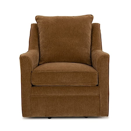 Pillow-Back Swivel Chair