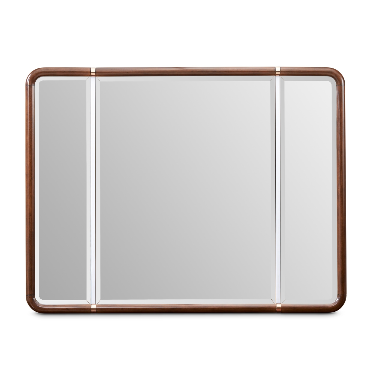 Michael Amini Mason Park Beveled Dresser Mirror w/LED Lighting