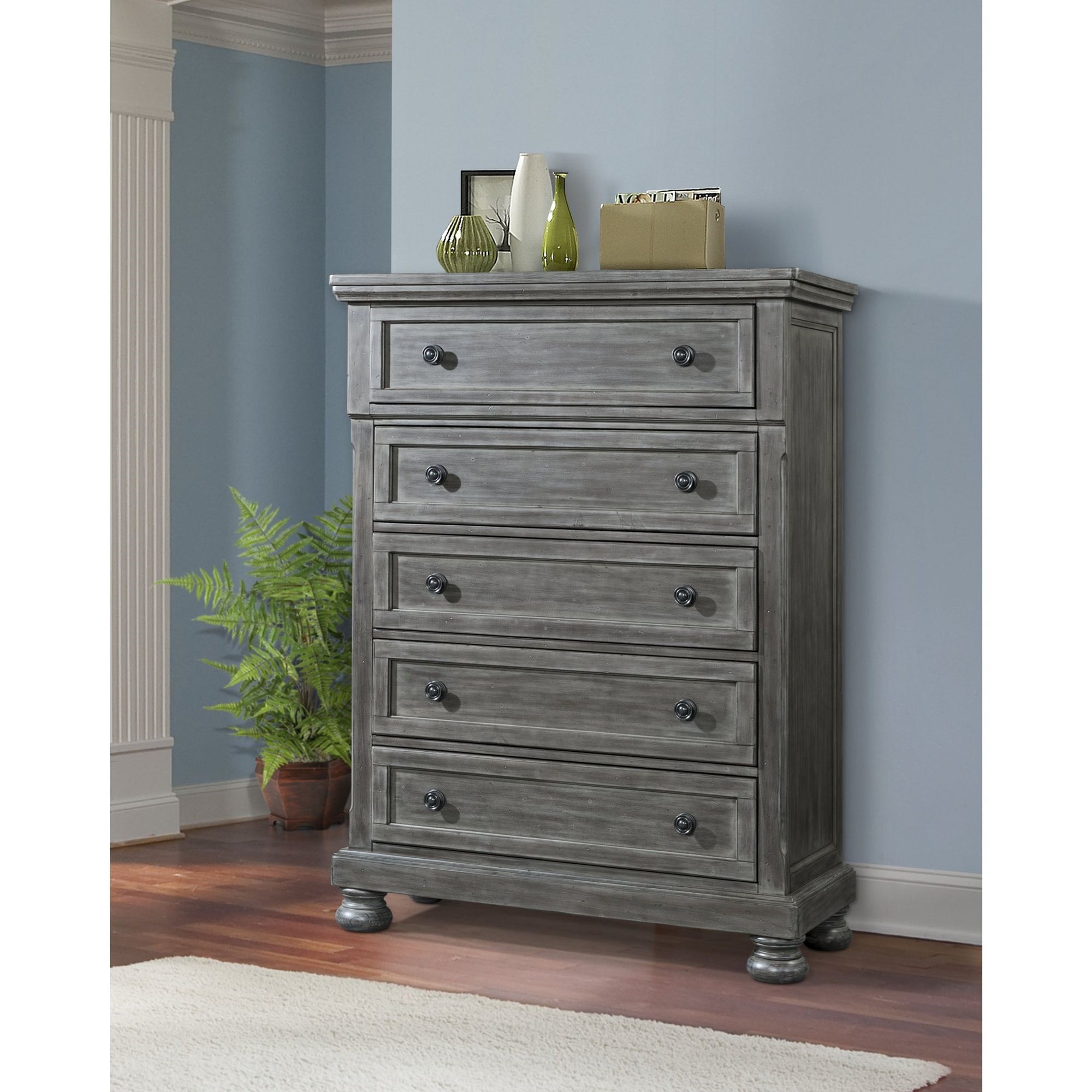 Elements Kingston KT900CH Chest with Five Drawers Royal Furniture