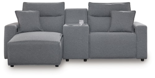 3-Piece Power Reclining Sectional With Chaise