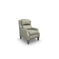 Transitional High Leg Power Recliner with Scoop Arms