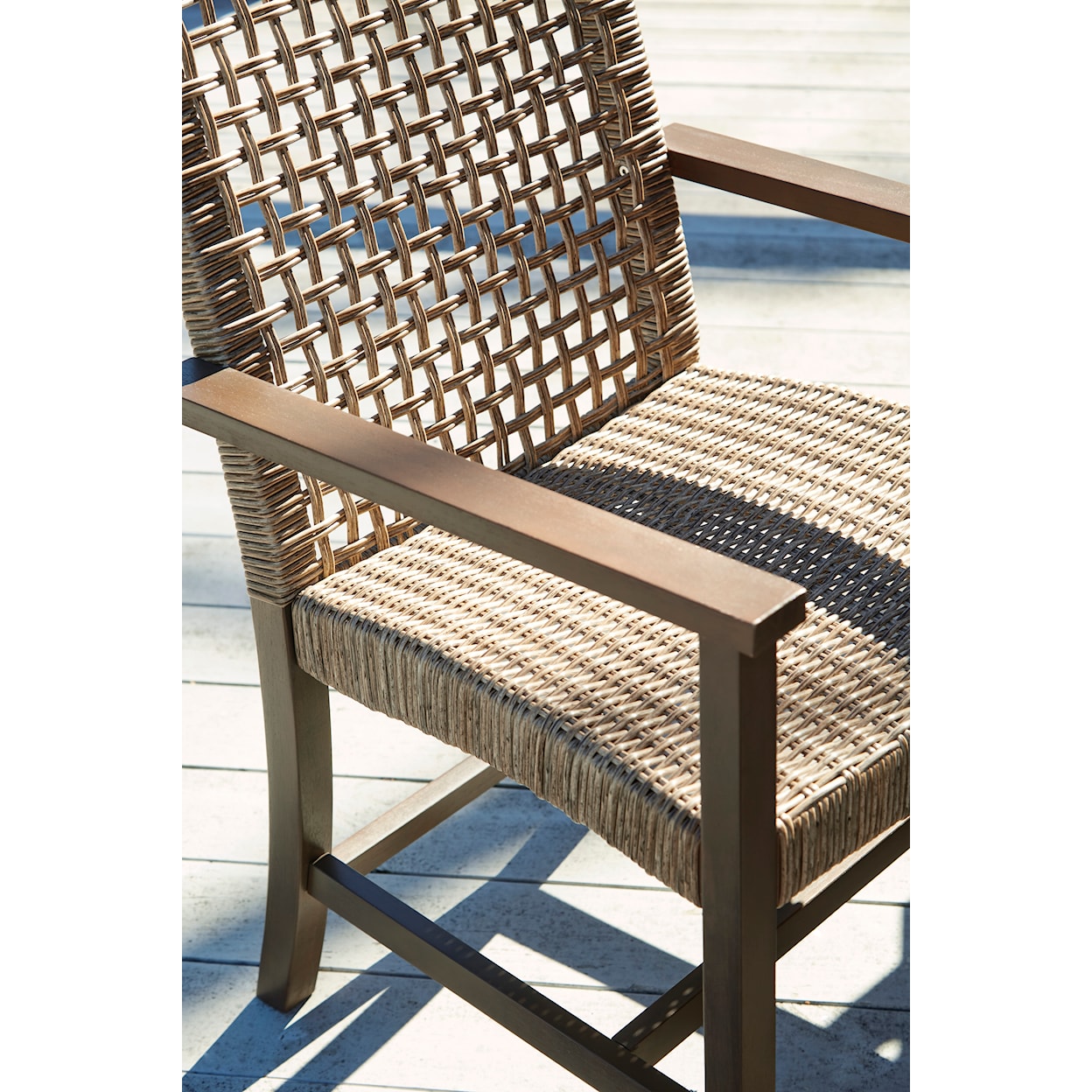 Ashley Signature Design Germalia Outdoor Dining Table and 2 Chairs