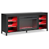 Signature Design Cayberry 60" TV Stand With Electric Fireplace