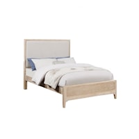 Contemporary Upholstered Panel Twin Bed