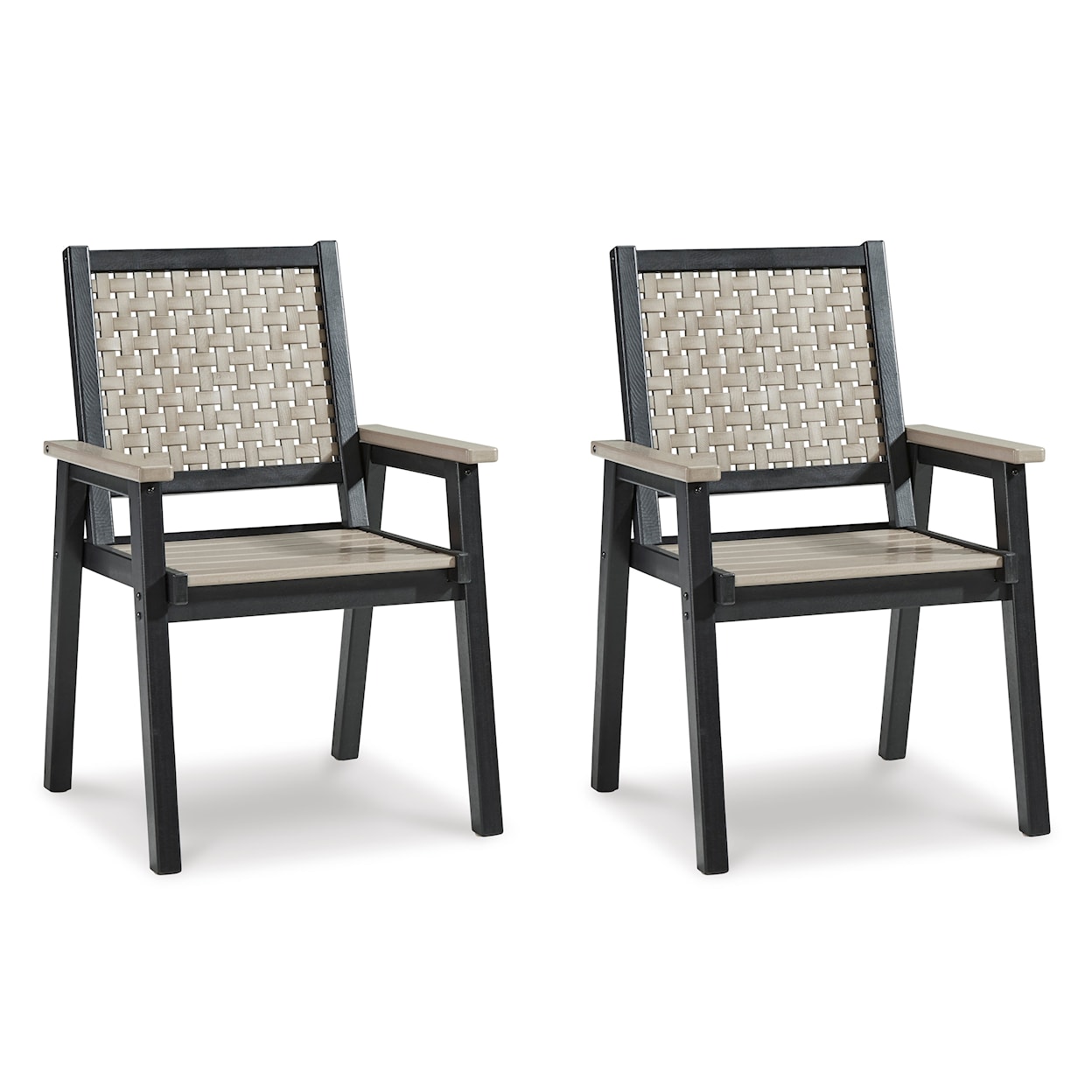 Ashley Furniture Signature Design Mount Valley Outdoor Dining Chair (Set of 2)