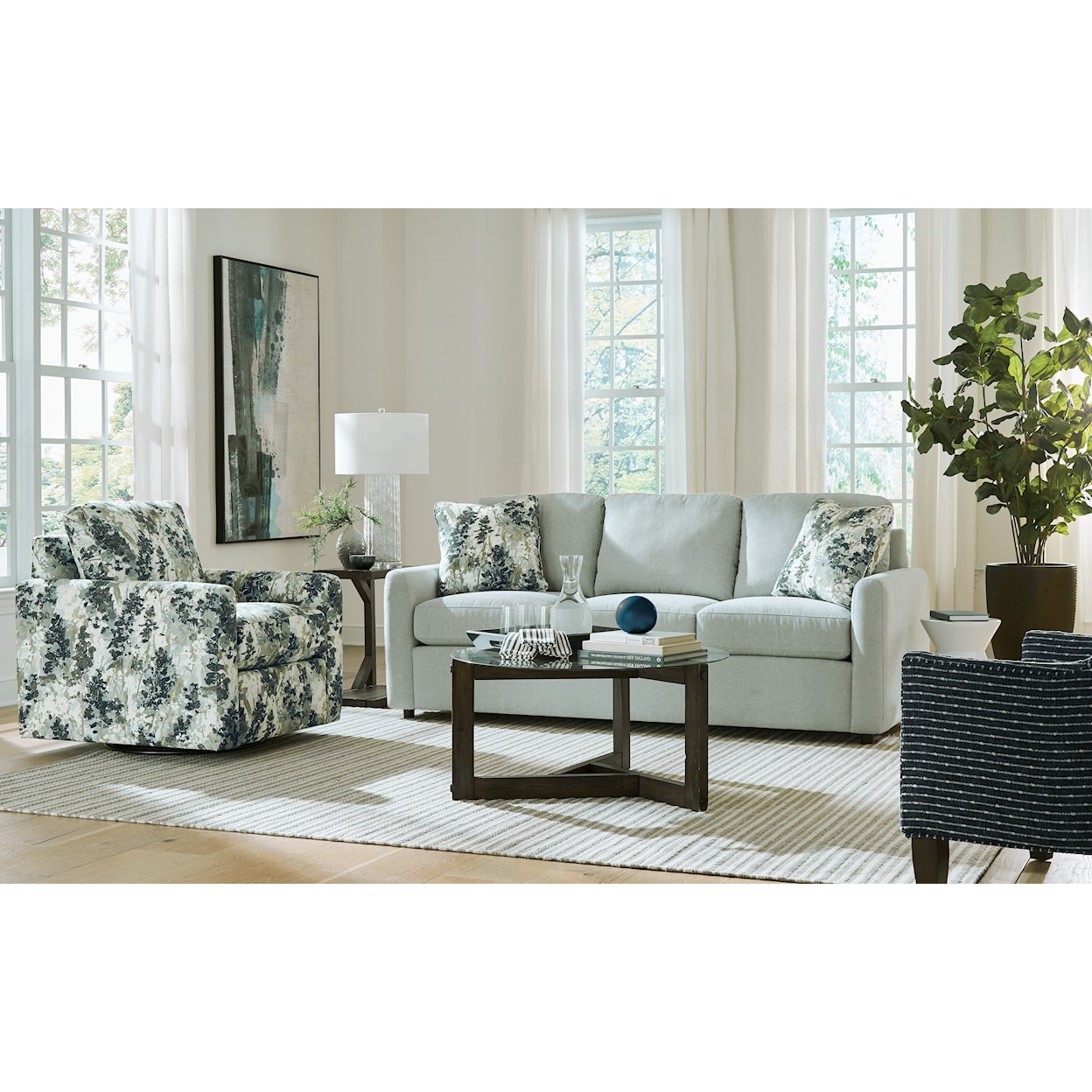 Hickory Craft 738050 Queen Sleeper Sofa