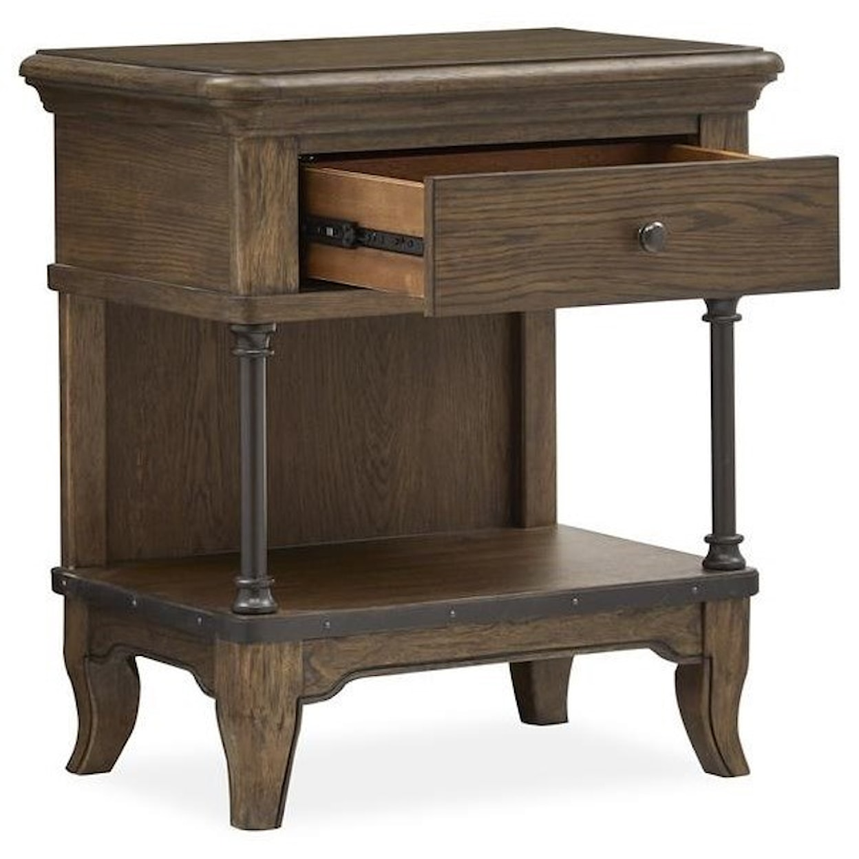 Magnussen Home Roxbury Manor Bedroom Open Nightstand