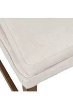 Jofran Carson's Oak Transitional Counter Chair with Upholstered Seat