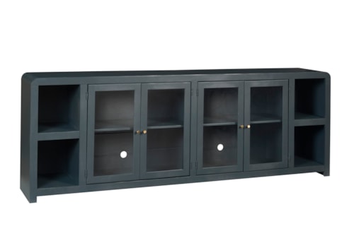 Contemporary 96" Console with 4-Doors