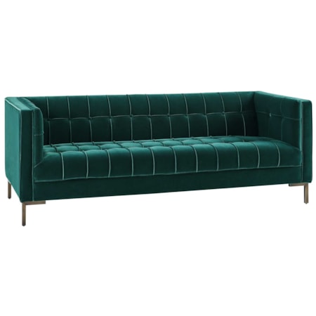 Green Velvet Sofa