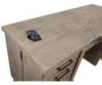 Birch Home Platinum Desk and Hutch