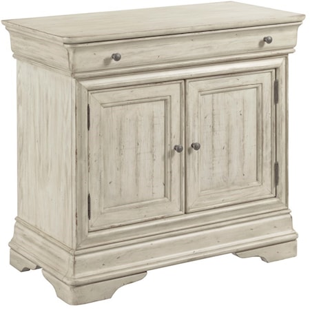 Wexford 2-Door Bachelor's Chest with 1 Drawer and Night Light