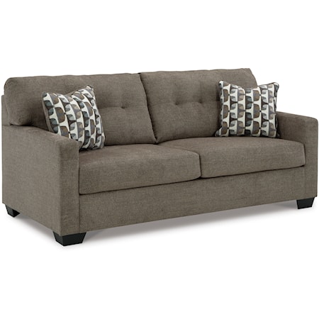 Contemporary Full Sofa Sleeper with Tufted Back