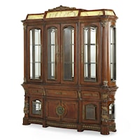 Traditional China Buffet with Lighted Top