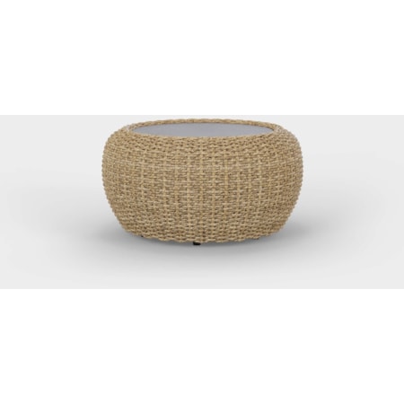 25” Round Side Table w/Cement Table Top