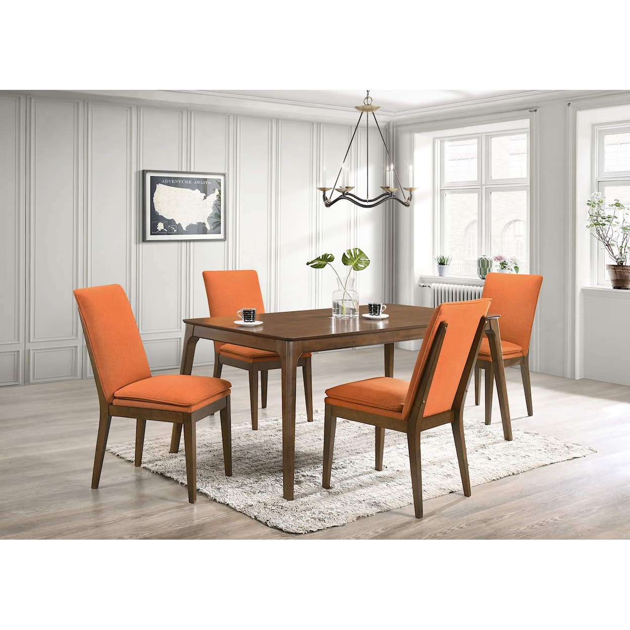 New Classic Furniture Maggie 5-Piece Dining Set