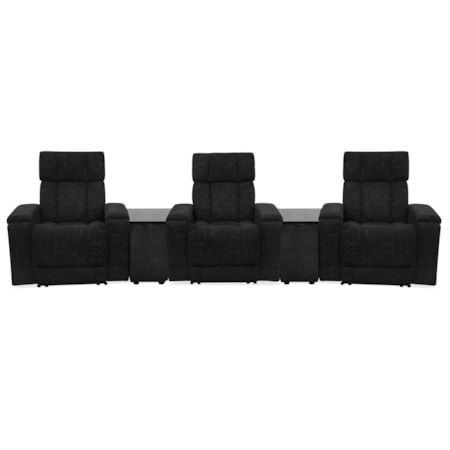 3-Seat Home Theater Seating