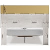 Signature Altyra Queen Storage Bed with Uph Bookcase Hdbd