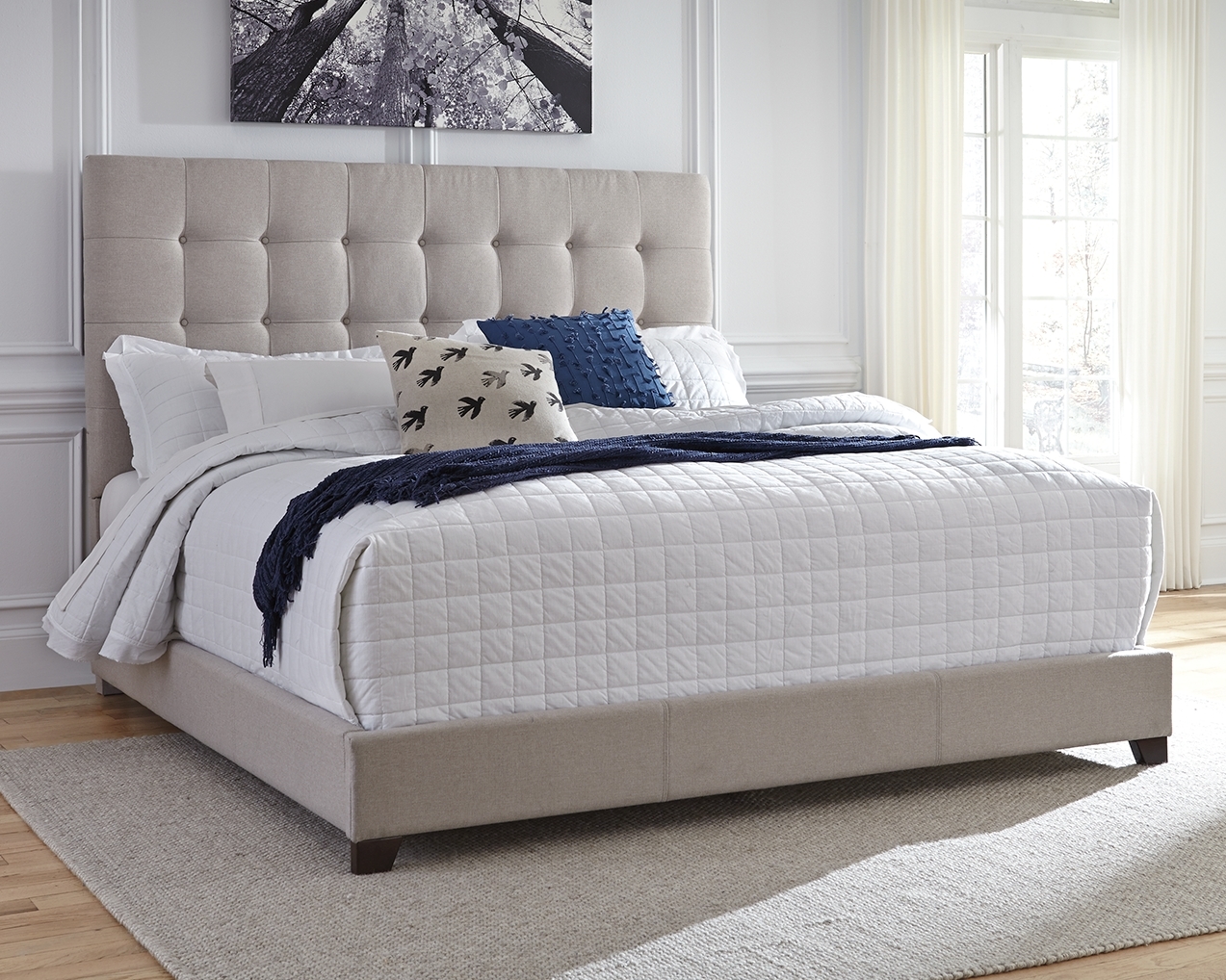 Queen Upholstered Bed