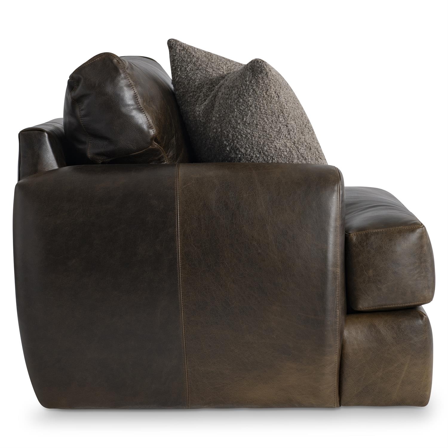 Cameron Leather Swivel Chair