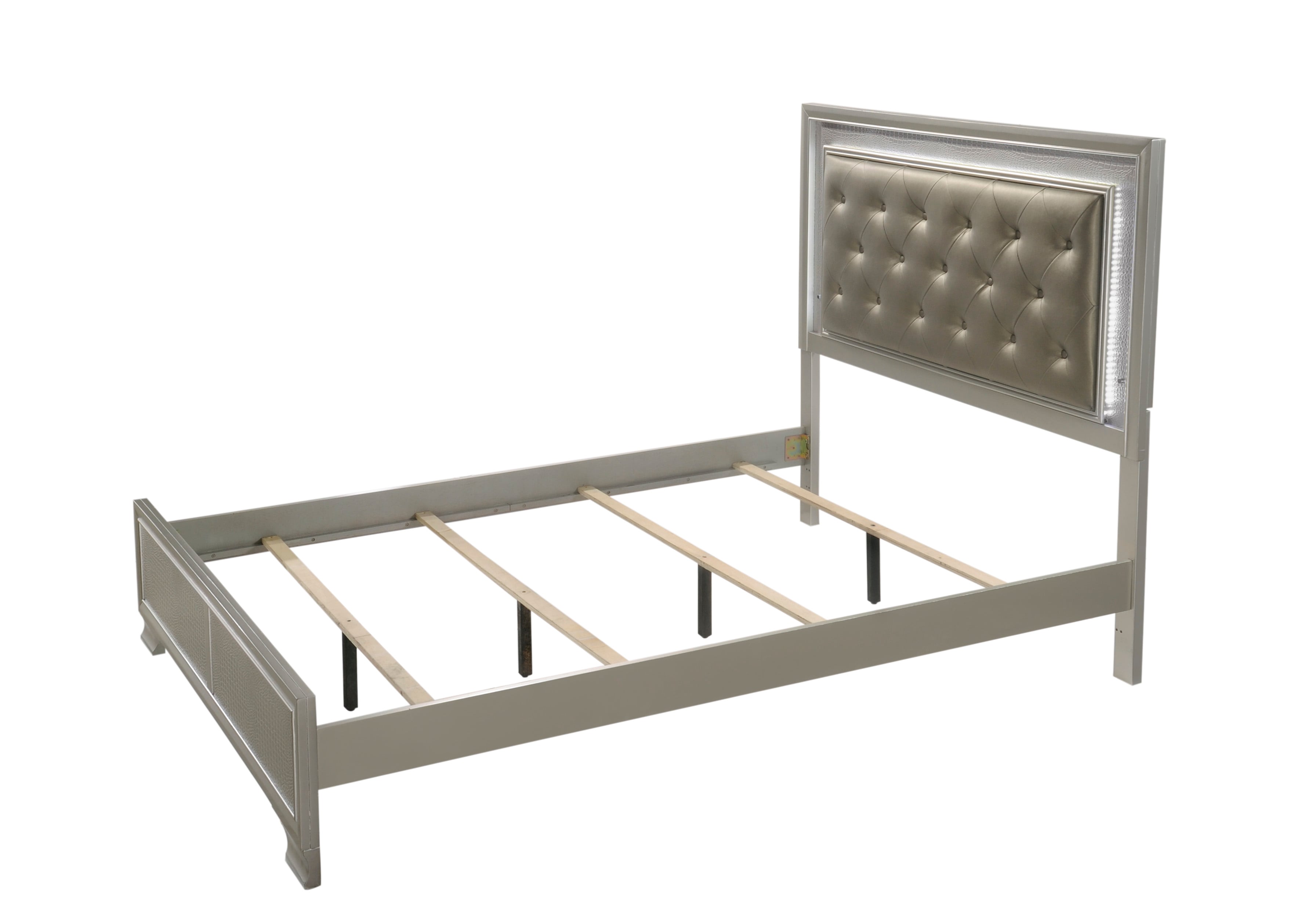 Upholstered Headboard Bed