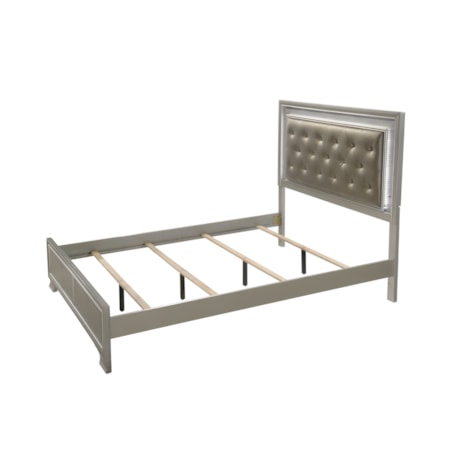 Upholstered Headboard Bed