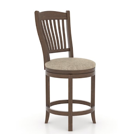 Upholstered Swivel Stool