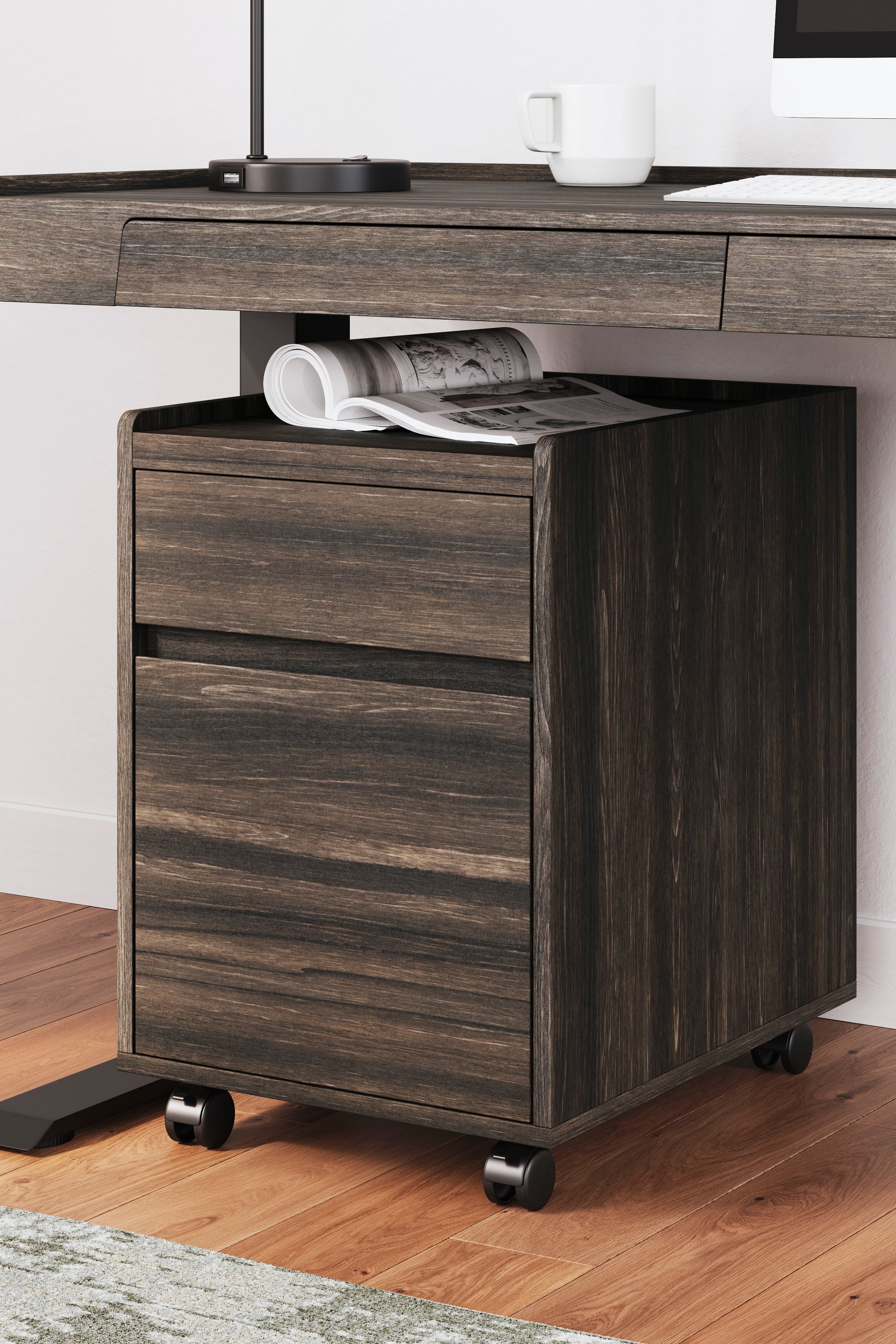 Signature Design by Ashley Zendex H30412 Contemporary 2Drawer File