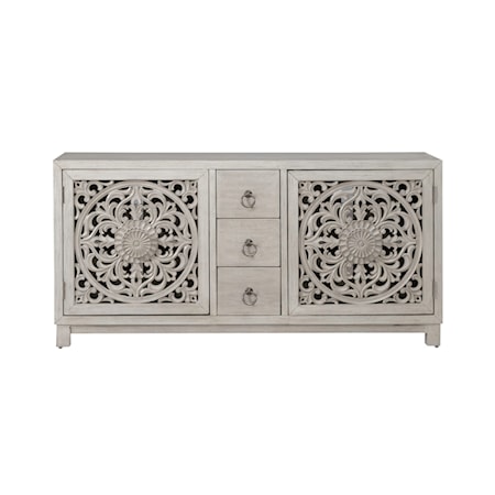 3-Drawer Accent Cabinet