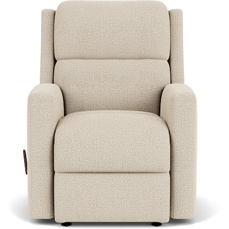 Transitional Recliner with Track Arms