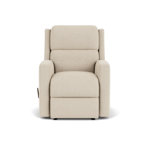 Transitional Recliner with Track Arms