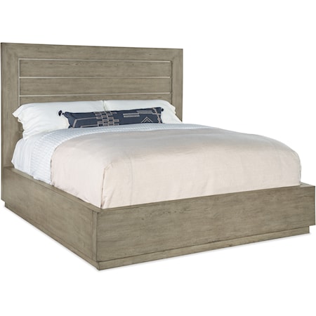 Casual California King Panel Bed