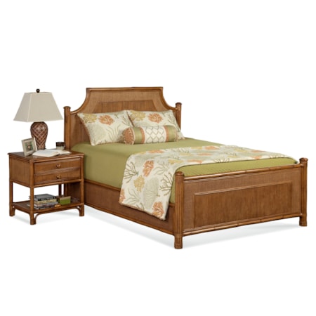 Queen Arched Panel Bed