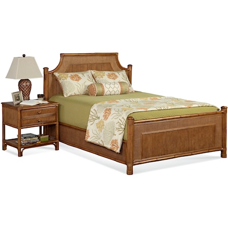 King Arched Panel Bed