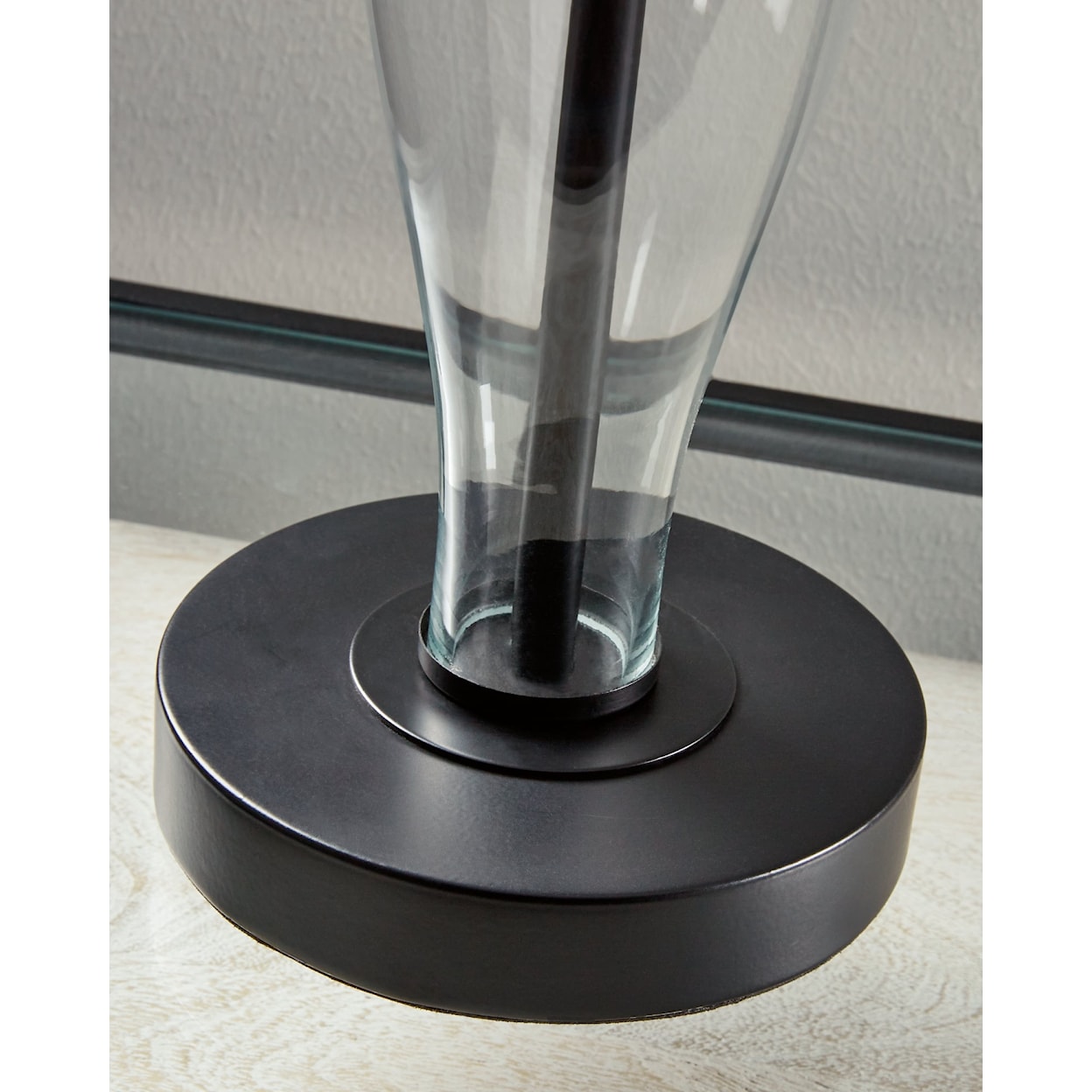 Ashley Furniture Signature Design Travisburg Glass Table Lamp (Set of 2)
